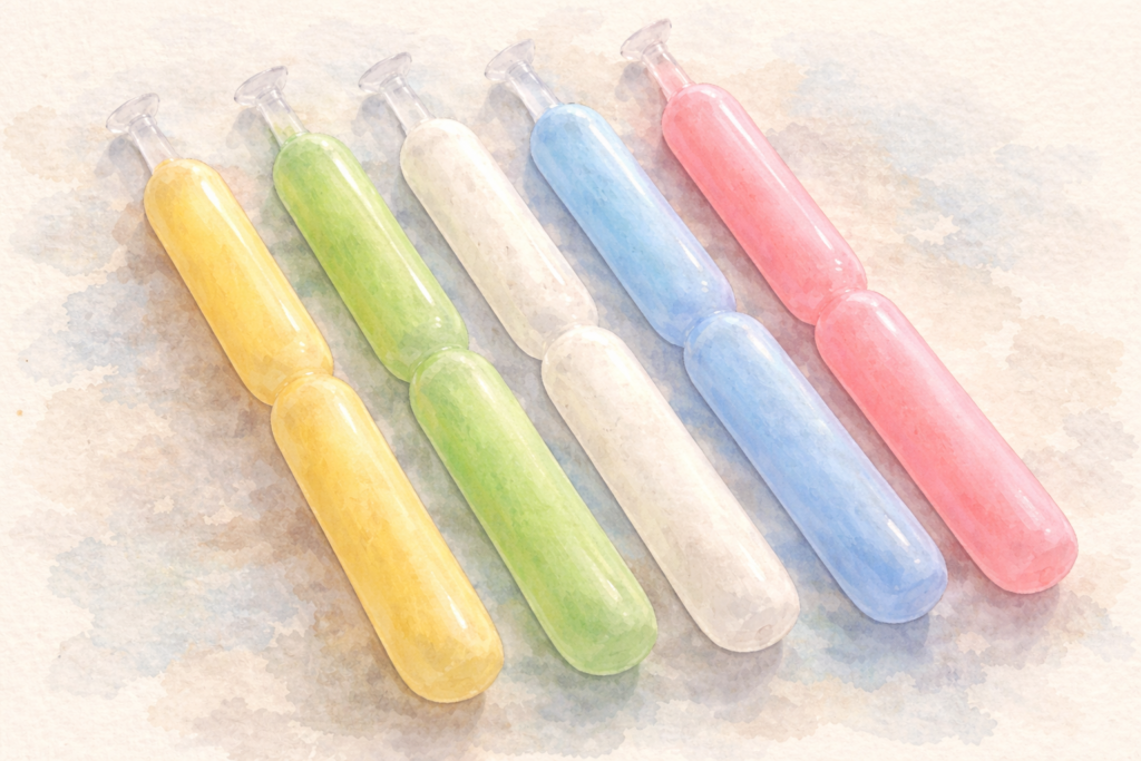 チューペットの水彩画風イラスト