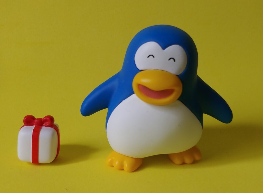 パピプペンギンズのフィギュアの写真