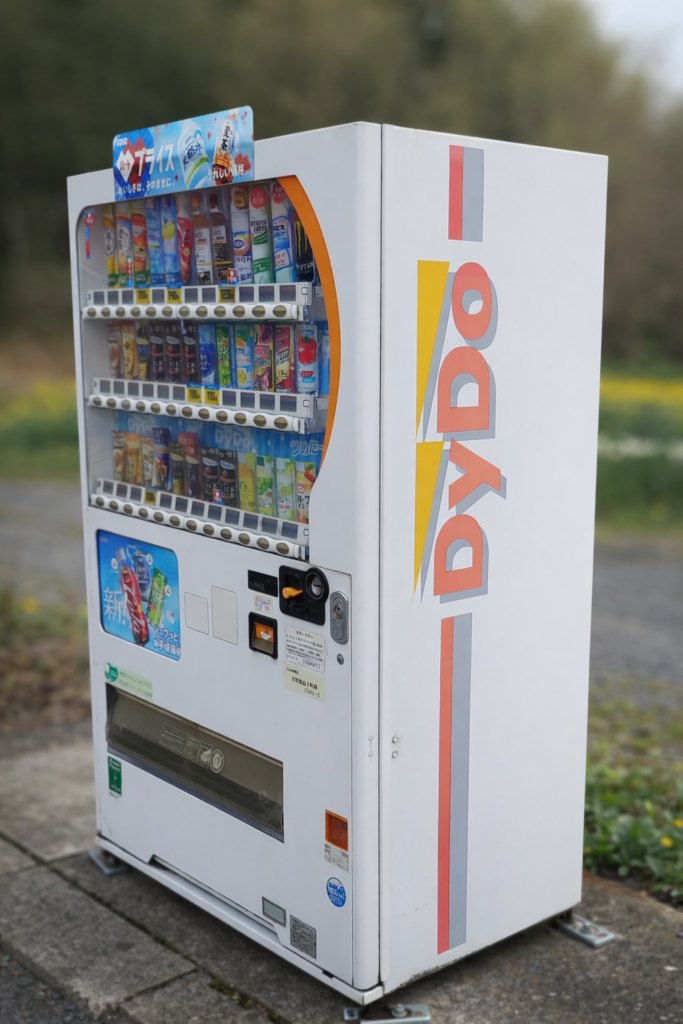ダイドーの自動販売機の写真