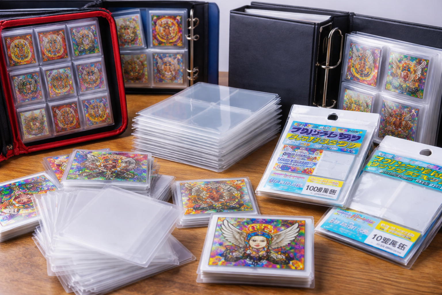 シールコレクションのファイルやスリーブのイメージ